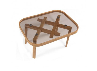 Luxus Miwwel Canapé Dësch Modern Ariichtung Glastësch Beige Wunnzëmmer