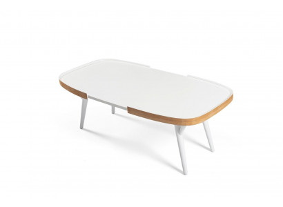 Holz Wäiss Couchtisch Wunnzëmmer Designer Modern Ariichtung