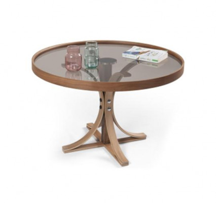 Luxus Couchtisch Wunnzëmmer Ronn Kaffi Dësch Miwwelen Designer Ariichtung