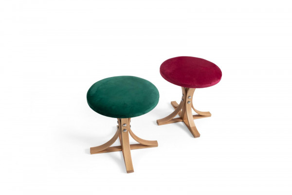 Designer 2x Hocker Komplett Ariichtung Modern Wunnzëmmer Luxus Miwwelen