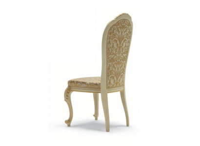 Luxus Iesszëmmerstull Stull Iesszëmmer Fauteuil Sëtz Beige Still Holz