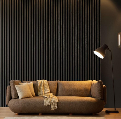 Brongen 3-Sëtzer Wunnzëmmer 3-er Gepolstert Sofas Ledercouchë Luxusméiwele