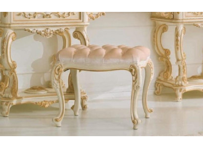 Chesterfield Hocker Säithocker Luxus Sëtz Polster Wunnzëmmer