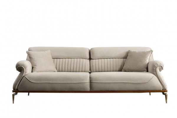 3-Sëtz Sofa Miwwelen Wunnzëmmer a Komfort a Stil an engem Ensemble