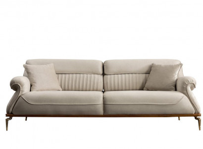 3-Sëtz Sofa Miwwelen Wunnzëmmer a Komfort a Stil an engem Ensemble