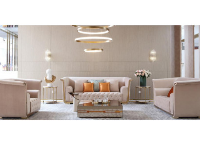 Niewentdësch Luxus Miwwelen Edelstol Couchdësch Dëscher Konsolen Design Marmor Nei