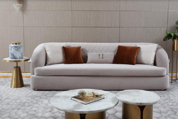 Designer ronnen Dësch, Wunnzëmmertësch, Kaffisdësch, Sofa Dësch, Nidderdësch, Marmor