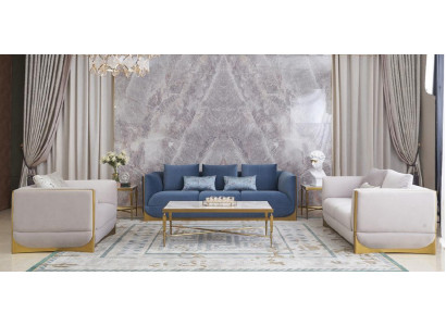 Design Sofa Couchen Couch Modern Luxus Sofagarnitur 321 Sëtzer Set Neit Polster