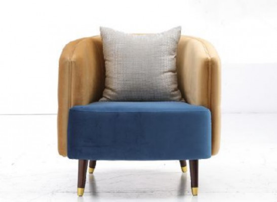 Fotell Canapé Këssen Designer Textil 1 Plaz Këssen Sëtz Canapéen Einsitzer Nei