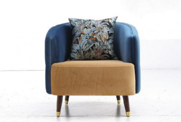 Fotell Canapé Këssen Designer Textil 1 Plaz Këssen Sëtz Canapéen Einsitzer Nei