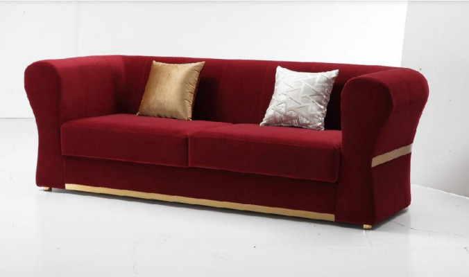 Sofagarnitur 4+3+2 Sëtzer Couch Wunnlandschaft Garnitur Design Modern Sofa Nei