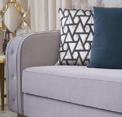 Luxus Hotel Miwwelen Sëtzgruppen Sofa-Sortiment Polstermiwwelen Wunnzëmmer Dräisëtzer Couch