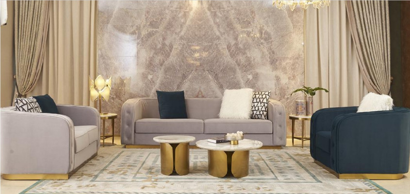 Couchtisch-Set 2er Set Garnitur Couchtisch Dëscher Designer Ronn 2teilig Kaffisdësch