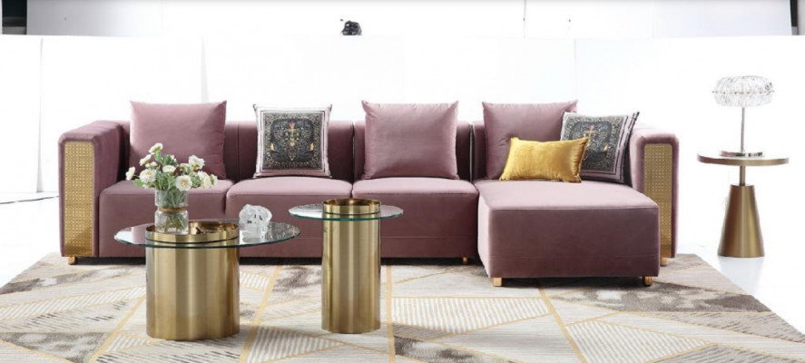Ecksofa L Form Sofa Canapé Design Canapéen Polster Textil Modern Nei Eck Garnitur