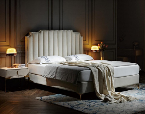 Bett 180x200cm Lieder Schlofkummer Miwwelen Luxus Modern Better Hotelmiwwelen Nei
