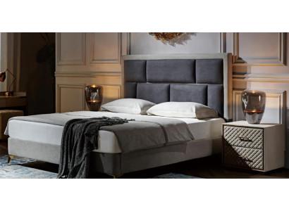 Better Miwwel Schlof Hotel Duebel Luxus Schlofkummer Bett Design Polster Samt Nei