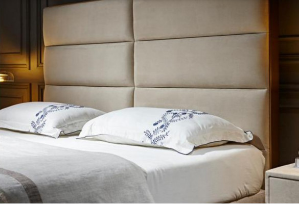 Bett 2x Nuetsdësch 3tlg. Schlofzëmmer Set Design Luxus Schlofzëmmer Hotel Miwwelen