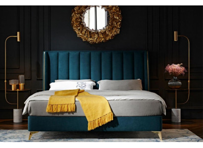 Schlofzëmmer Set Design Modern Luxus Schlofzëmmer Bett 2x Nuetsdësch 3tlg. Nei