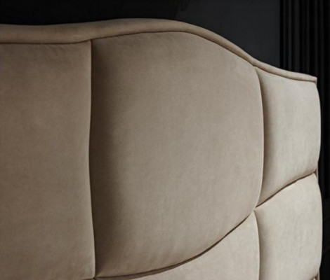 Schlofkummer Duebelbett 180x200cm Luxus Bett Modern Textil Nei