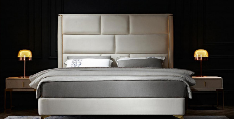 Luxus Schlofkummer Bett Polster Design Duebel Hotel Better Hotel Miwwelen Samett Nei