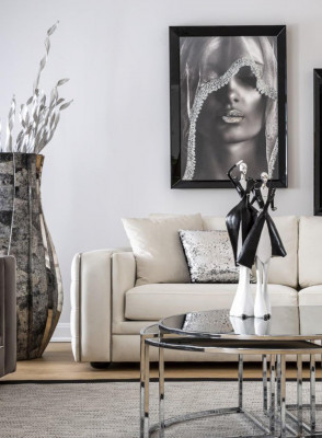 Klassesch Chesterfield Dräisëtzer Miwwel Canapé Luxus Couche beige 3 Sëtz Canapéën