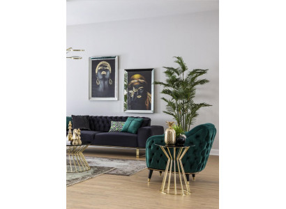 Chesterfield Club Fauteuil Canapé Miwwel Ariichtung Sofa Relaxasëtz Eenzersëtz
