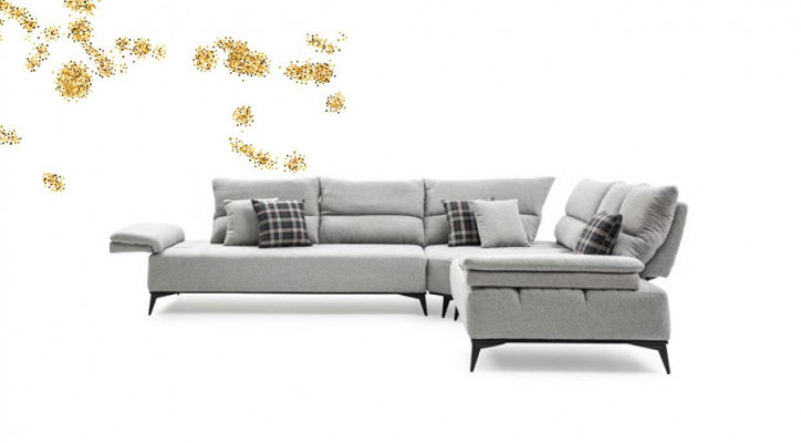 Eckcouch L Form Couch Design Couchen Polstersëtz Textil Nei Eck Garnitur Gro