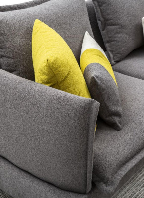 Grau Chesterfield Polstersofa Sofa Ecksofa Garnitur Polster Luxus Eck Sofas