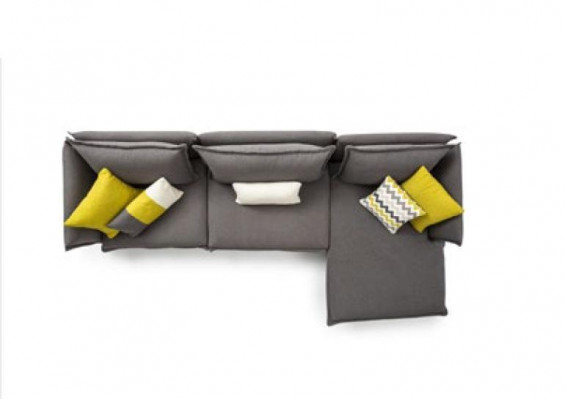 Grau Chesterfield Polstersofa Sofa Ecksofa Garnitur Polster Luxus Eck Sofas