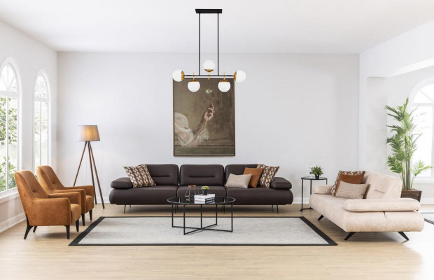 Canapé-Set 4+3+1+1 Set Design Sofa Polster Couchen Couch Modern Luxus