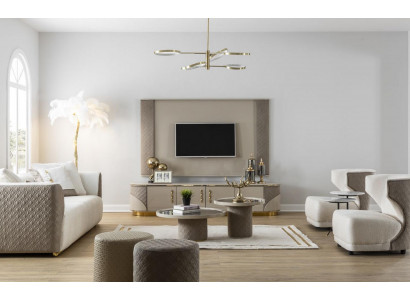 Wunnwand RTV Wunnzëmmer Sofagarnitur Canapé Sofa Set Couchen Sofas Miwwelen