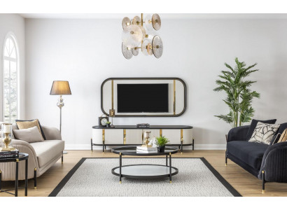 Sofagarnitur 3+3+1+1 Sëtz Set Design Sofas Polster Couchen Modern Sofa Neif