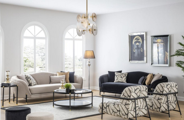 Luxus Fauteuil Design Canapé Sëtzer Lounge Club Polster klassesch Sëtz Relax Nei