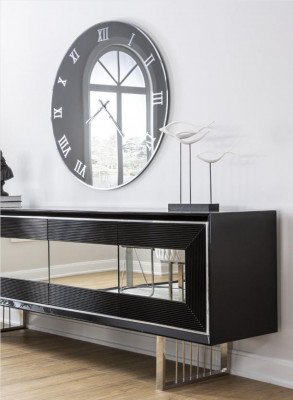 Schwaarzt Säitebord Kommode Kommoden Schaf Standschaf Luxus Anrichte