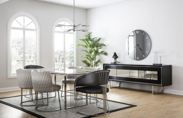 Schwaarzt Säitebord Kommode Kommoden Schaf Standschaf Luxus Anrichte