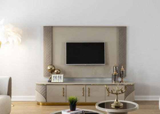 Moderne TV-Lowboard Luxus TV-Schaf Stilvoll RTV Stuff TV-Kommode NEI