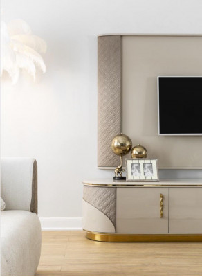 Moderne TV-Lowboard Luxus TV-Schaf Stilvoll RTV Stuff TV-Kommode NEI