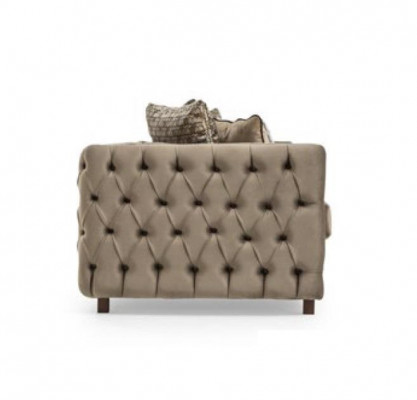 Sofa Garnitur Chesterfield Set 3+3+1+1 Plaze Sofa Couch Garnitur Design Couchen
