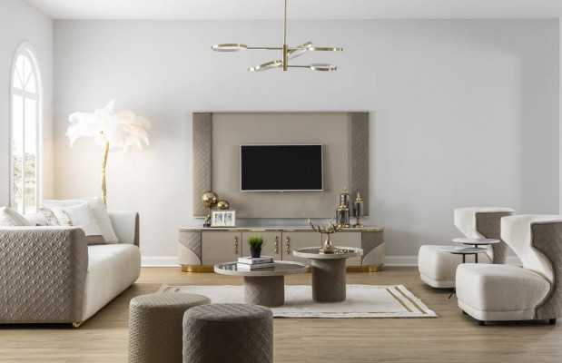 Luxus Modernen Canapétisch Dësch Design Dëscher Holz Wunnzëmmer Säitentësch Nei