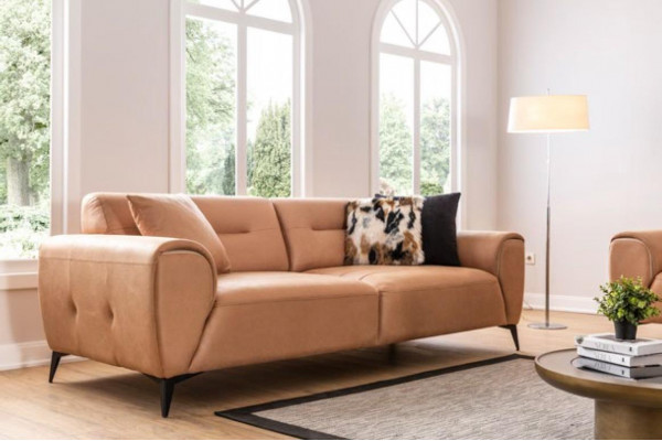 Luxus Sofa 3 Sëtz Wunnzëmmer Modernen Design Sofas Polster Couchen Neien
