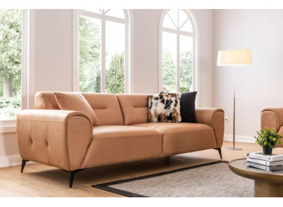 Luxus Sofa 3 Sëtz Wunnzëmmer Modernen Design Sofas Polster Couchen Neien