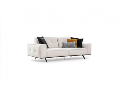 Luxus Sofa 3 Sëtz Stoff Wunnzëmmer Modernen Design Sofen Polstersofa Couchen