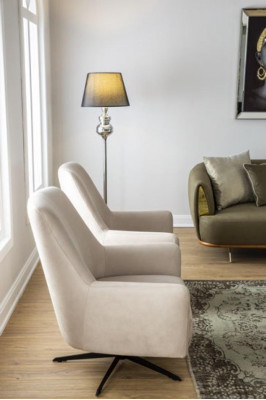 Sessel Modernen Einsitzer Luxus Sessel Ariichtung Wunnzëmmer Sofa 1 Sëtz Nei