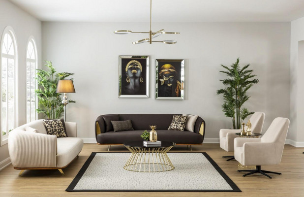 Viersëtzer Canapé xxl Miwwelen Wunnzëmmer Canapéen Sofa Polster Grouss Canapéen