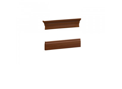 Elementer Sockelleist Kronelist fir d'Vitrin Schaf Schafsystem BA-29