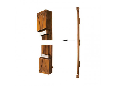 Klassesche Pilier Ofschlossatz fir Schaf Schafwand System SE-st-A-N Pilier