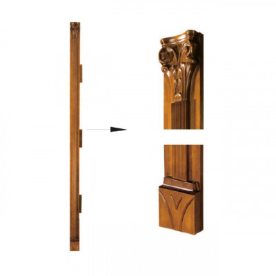 Klassesche Pilier Ofschloss-Saz fir Schaf Schafwand System SE-st-B-N Pilier