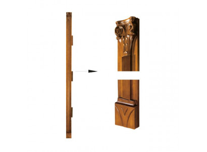 Klassesche Pilier Ofschloss-Saz fir Schaf Schafwand System SE-st-B-N Pilier