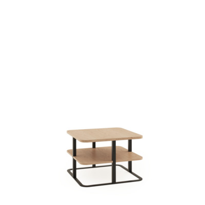 Design-Couchtisch Säitentisch Designer Dëscher Holzdëscher Edler Rektangulär