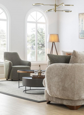 Sëtz Luxus Couch 1 Sëtzer Sofa Textil Stoff Couche Relax Club Miwwelen